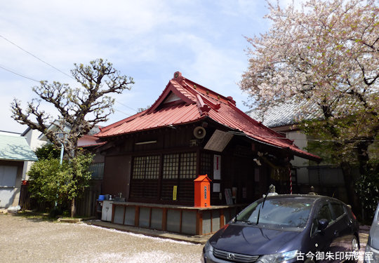染井稲荷神社社殿