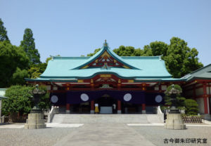 赤坂日枝神社拝殿