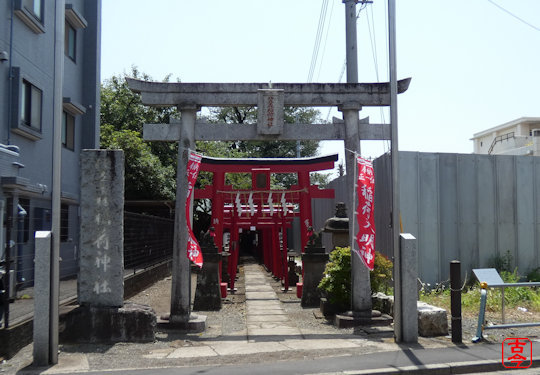 笠森稲荷神社社頭