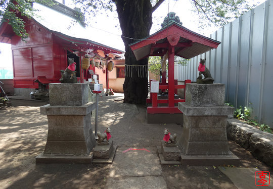 笠森稲荷神社神狐